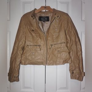 blanc noir leather jacket, size US medium